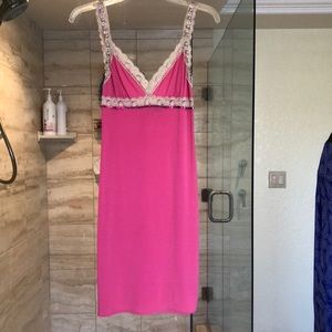 D&G Barbi Pink Slip Dress Size 24/38- sleeveless 💝